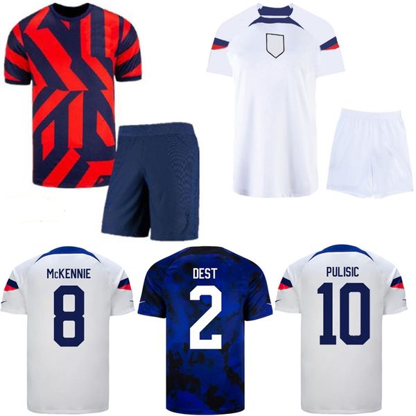 21 22 23 soccer jerseys u sas pulisic aaronson home away football shirts men kids kit ertz altidore press wood morgan lloyd national team ca, Black;blue
21 22 23 soccer jerseys u sas pulisic aaronson home away football shirts men kids kit ertz altidore press wood morgan lloyd national team ca, Black;blue