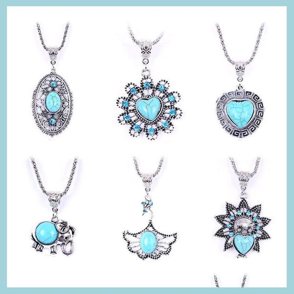 pendant necklaces wholesale tibetan sier jewelry in bk personality turquoise chokers necklace european hollowout many styles pendant dhrbq, Silver
pendant necklaces wholesale tibetan sier jewelry in bk personality turquoise chokers necklace european hollowout many styles pendant dhrbq, Silver