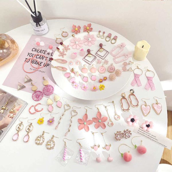 korean new pink tassel net red earrings girl heart geometric long earrings women, Golden
korean new pink tassel net red earrings girl heart geometric long earrings women, Golden