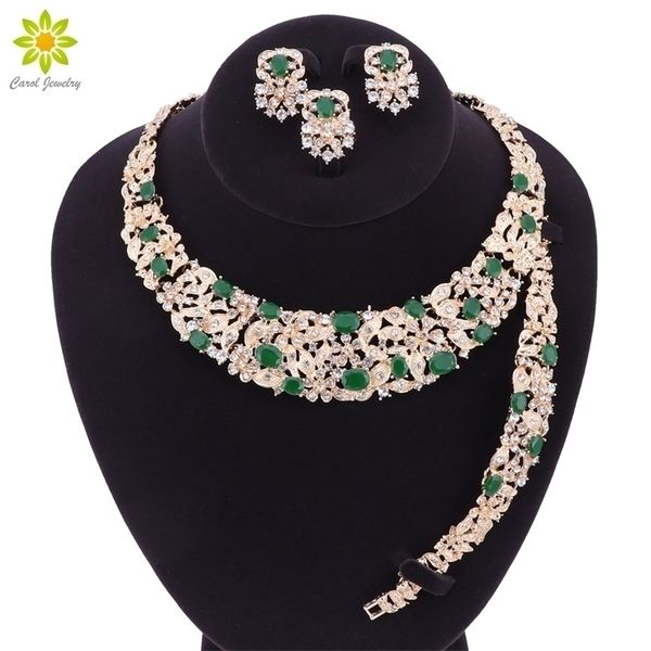 wedding jewelry sets gold color necklace earrings bracelet ring women african beads crystal pendant accessories 221109, Slivery;golden
wedding jewelry sets gold color necklace earrings bracelet ring women african beads crystal pendant accessories 221109, Slivery;golden