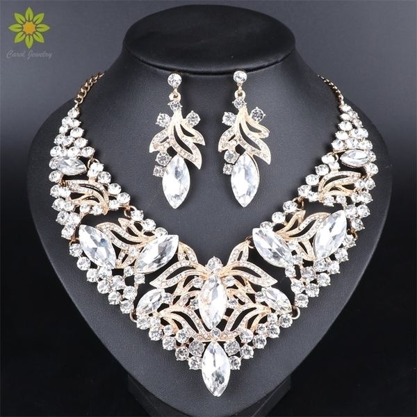 wedding jewelry sets fashion indian jewellery crystal necklace earrings bridal for brides party costume accessories decoration 221109, Slivery;golden
wedding jewelry sets fashion indian jewellery crystal necklace earrings bridal for brides party costume accessories decoration 221109, Slivery;golden
