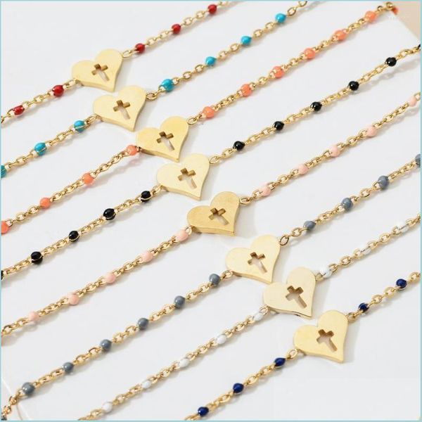 charm bracelets charm bracelets zmzy boho fashion rosary style heart cross bracelet enamel beades gold color stainless steel chain f dhgpx, Golden;silver
charm bracelets charm bracelets zmzy boho fashion rosary style heart cross bracelet enamel beades gold color stainless steel chain f dhgpx, Golden;silver