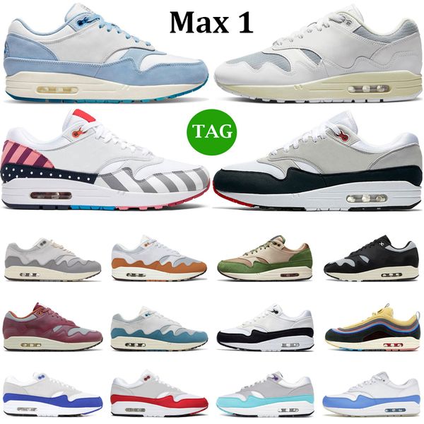 og 1 87 running shoes men women patta black grey white anniversary red night marron noise aqua anniversary green elphant man trainer sport s
og 1 87 running shoes men women patta black grey white anniversary red night marron noise aqua anniversary green elphant man trainer sport s
