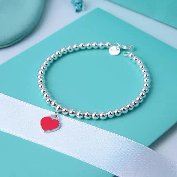 new 925 sterling silver love tag bracelets brand luxury couple beaded strands chains heart balls 4mm bead bracelet for women blue box charm, Golden;silver
new 925 sterling silver love tag bracelets brand luxury couple beaded strands chains heart balls 4mm bead bracelet for women blue box charm, Golden;silver