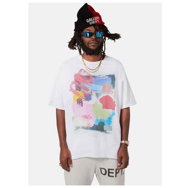designer gallerydept mens t-shirts american street fashion brand loose large color graffiti letter round neck mens short sleeve tshirt, White;black
designer gallerydept mens t-shirts american street fashion brand loose large color graffiti letter round neck mens short sleeve tshirt, White;black