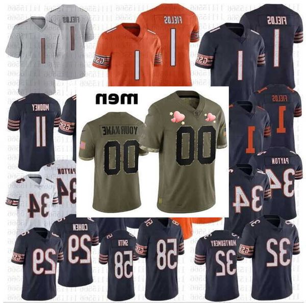 football jerseys chicago''bears''custom 2 cairo santos 11 darnell mooney 34 walter payton 1 justin fields 32 david montg, Black;red
football jerseys chicago''bears''custom 2 cairo santos 11 darnell mooney 34 walter payton 1 justin fields 32 david montg, Black;red