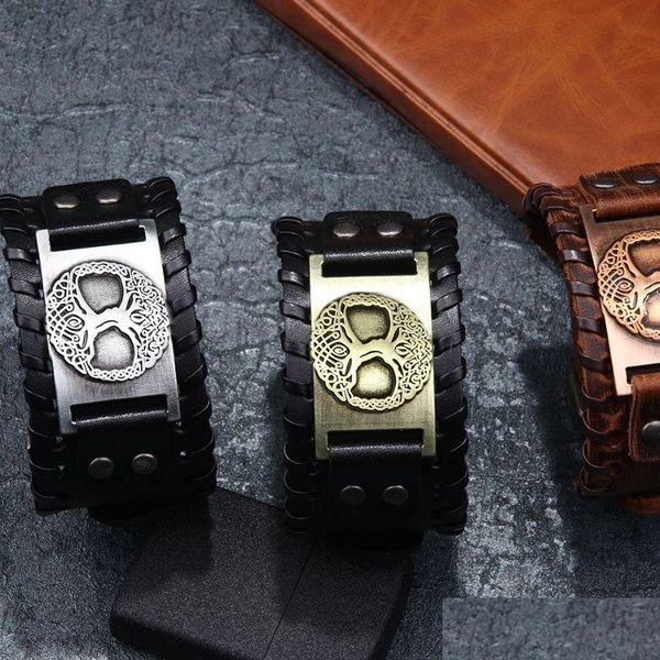 charm bracelets retro pin buckle tree of life leather bracelet braided bracelets bangle cuff wristband women men hiphop fashion jewe dhari, Golden;silver
charm bracelets retro pin buckle tree of life leather bracelet braided bracelets bangle cuff wristband women men hiphop fashion jewe dhari, Golden;silver