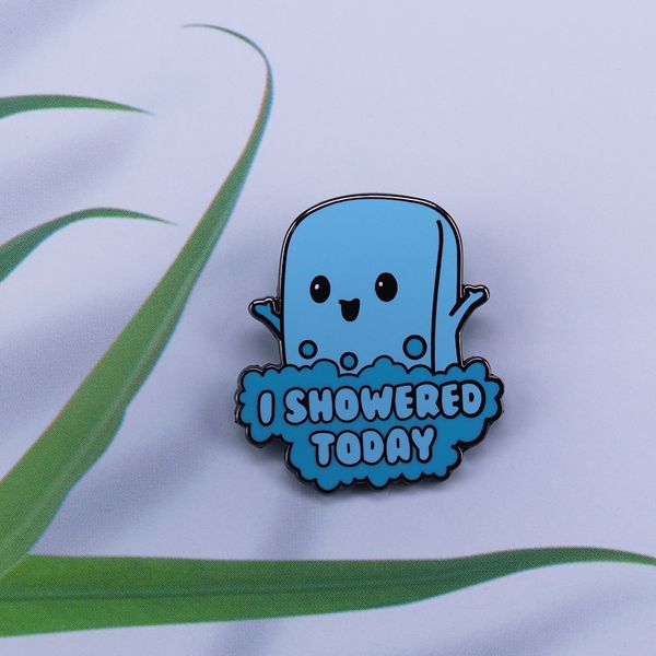 funny sarcastic introvert brooch i showered today enamel pin celebrate life s small victories and accomplishments badge, Blue
funny sarcastic introvert brooch i showered today enamel pin celebrate life s small victories and accomplishments badge, Blue