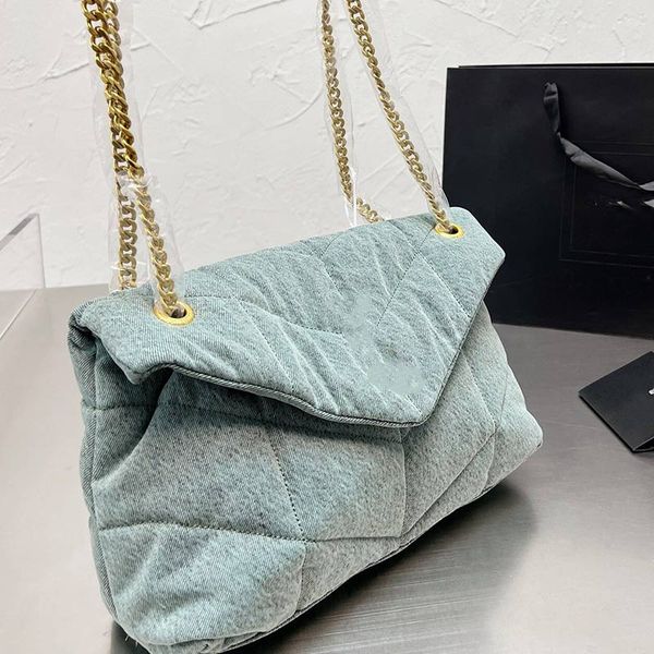 fashion designer loulou puffer shoulder bag women cross body square flap chain luxury washed denim wallet purse with classic y logo
fashion designer loulou puffer shoulder bag women cross body square flap chain luxury washed denim wallet purse with classic y logo