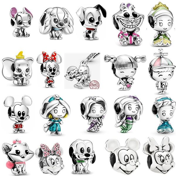 new 925 sterling silver charm loose beads beaded fashion mouse princess original fit pandora bracelet pendant diy women's jewelry 2457, Bronze;silver
new 925 sterling silver charm loose beads beaded fashion mouse princess original fit pandora bracelet pendant diy women's jewelry 2457, Bronze;silver