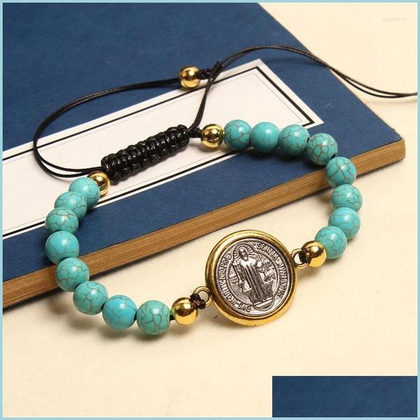 beaded beaded strands st benedict bracelet for women men stainless steel stone handchain exorcism san benito nursia patron rosary me dh8gz, Black
beaded beaded strands st benedict bracelet for women men stainless steel stone handchain exorcism san benito nursia patron rosary me dh8gz, Black