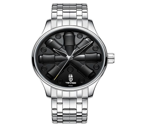 new tevise men watches stainless steel automatic mechanical watch fashion men complete calendar luminous business mristwatch9124401, Slivery;brown
new tevise men watches stainless steel automatic mechanical watch fashion men complete calendar luminous business mristwatch9124401, Slivery;brown