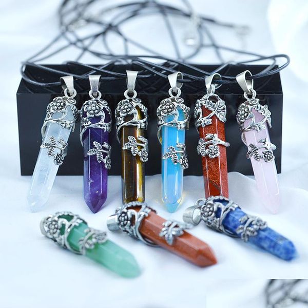 pendant necklaces flower charm natural stone hexagon prism pendant necklace amethyst opal quartz crystal healing necklaces fashion j dhfac, Silver
pendant necklaces flower charm natural stone hexagon prism pendant necklace amethyst opal quartz crystal healing necklaces fashion j dhfac, Silver