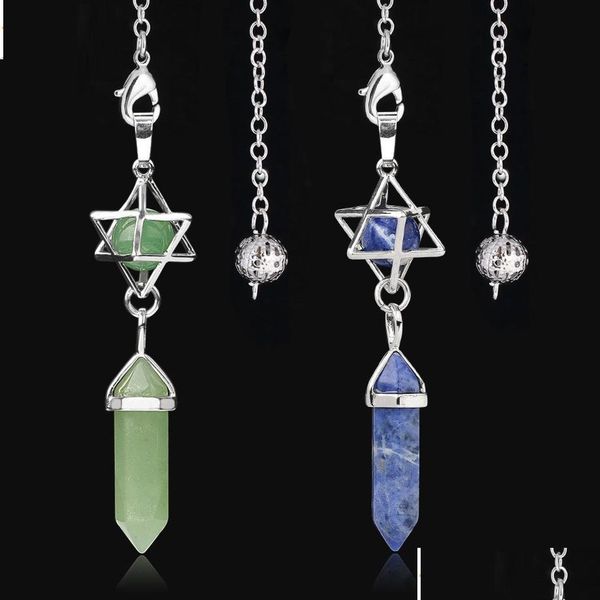 pendant necklaces natural stone hexagonal column pendum for dowsing wicca pointed crystal pillar simple pendums reiki pende amet dro dhdqu, Silver
pendant necklaces natural stone hexagonal column pendum for dowsing wicca pointed crystal pillar simple pendums reiki pende amet dro dhdqu, Silver