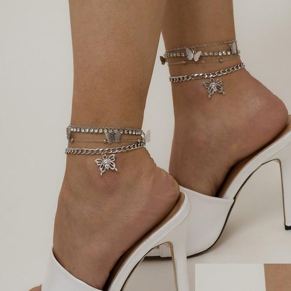 anklets charm sier gold chain tennis anklets bracelet foot mtilayer crystal butterlfy anklet for women summer fashion jewelry will a dhvcu, Red;blue
anklets charm sier gold chain tennis anklets bracelet foot mtilayer crystal butterlfy anklet for women summer fashion jewelry will a dhvcu, Red;blue