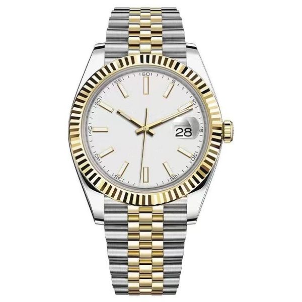 mens automatic mechanical movement watches sapphire glass 41mm stainless steel sky white dial solid clasp montre de luxe super luminous wate, Slivery;brown
mens automatic mechanical movement watches sapphire glass 41mm stainless steel sky white dial solid clasp montre de luxe super luminous wate, Slivery;brown