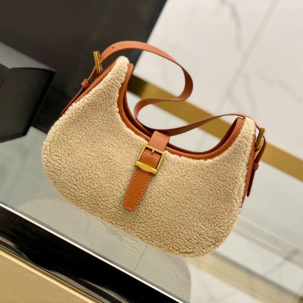 lamb hair underarm bag women shoulder handbags brass hardware adjustable shoulder strap fashion letters interior zipper pocket crescent shap
lamb hair underarm bag women shoulder handbags brass hardware adjustable shoulder strap fashion letters interior zipper pocket crescent shap