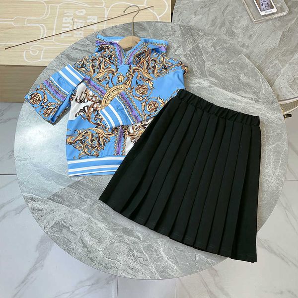 high end girls' set autumn new british short skirt set twopiece set girls' long sleeve hooded children's clothing girls g2208, White
high end girls' set autumn new british short skirt set twopiece set girls' long sleeve hooded children's clothing girls g2208, White