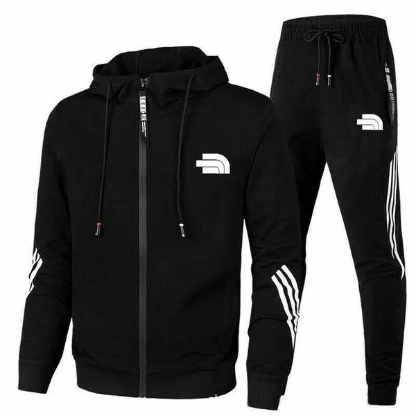 men's tracksuits men designer tracksuit jackets sweatshirt soccer sportswear suit stripe printed hooded zipper sports running two-piece, Gray
men's tracksuits men designer tracksuit jackets sweatshirt soccer sportswear suit stripe printed hooded zipper sports running two-piece, Gray