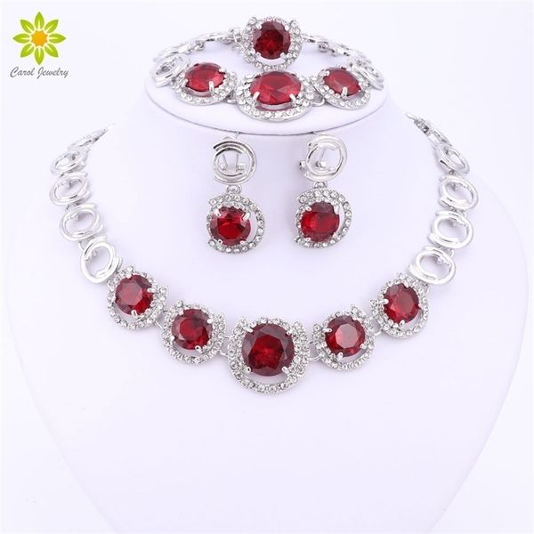 wedding jewelry sets women silver plated fashion necklace earring ring crystal african costume nigerian woman accessories 221109, Slivery;golden
wedding jewelry sets women silver plated fashion necklace earring ring crystal african costume nigerian woman accessories 221109, Slivery;golden