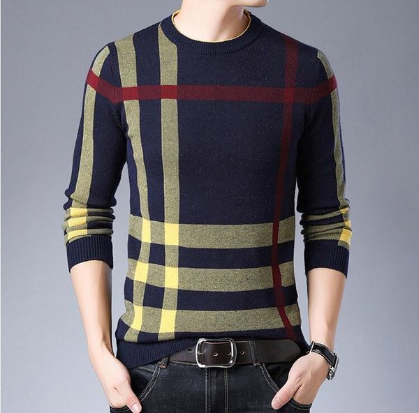 men's sweaters brand knit high end designer winter wool pullover black sweater for casual lattice jumper mens clothing, White;black
men's sweaters brand knit high end designer winter wool pullover black sweater for casual lattice jumper mens clothing, White;black