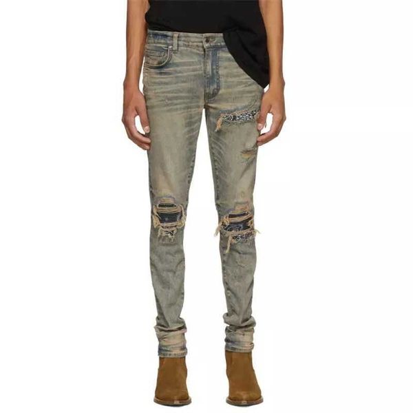 men's jeans amri ripped pants fashion hip hop brand style yellow mud dirty cashew stretch slim fit denim elastic m7yc miri patch blue b
men's jeans amri ripped pants fashion hip hop brand style yellow mud dirty cashew stretch slim fit denim elastic m7yc miri patch blue b