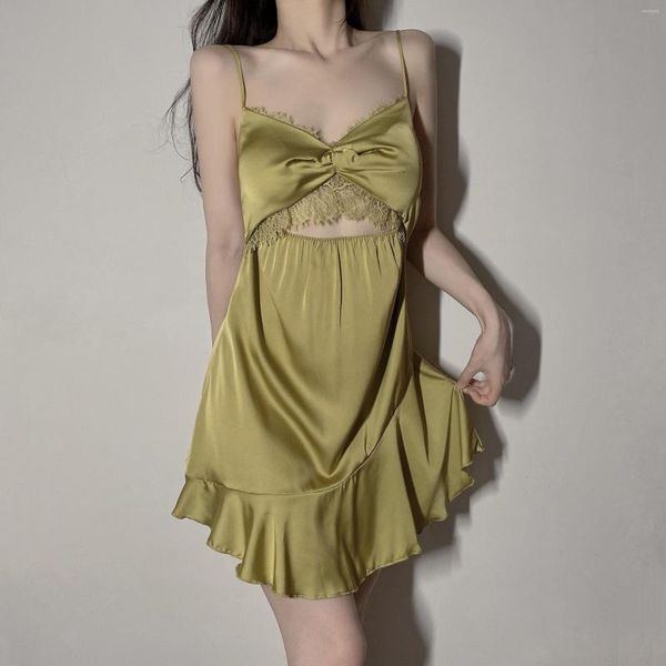 designer women's pajamas lisacmvpnel fashion temperament hollow women's summer suspender nightdress ice silk
designer women's pajamas lisacmvpnel fashion temperament hollow women's summer suspender nightdress ice silk