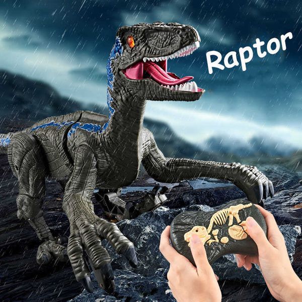 2.4ghz rc simulation dinosaur rc velociraptor intelligent remote control dinosauria toy with led light roaring gift for child aa220326
2.4ghz rc simulation dinosaur rc velociraptor intelligent remote control dinosauria toy with led light roaring gift for child aa220326
