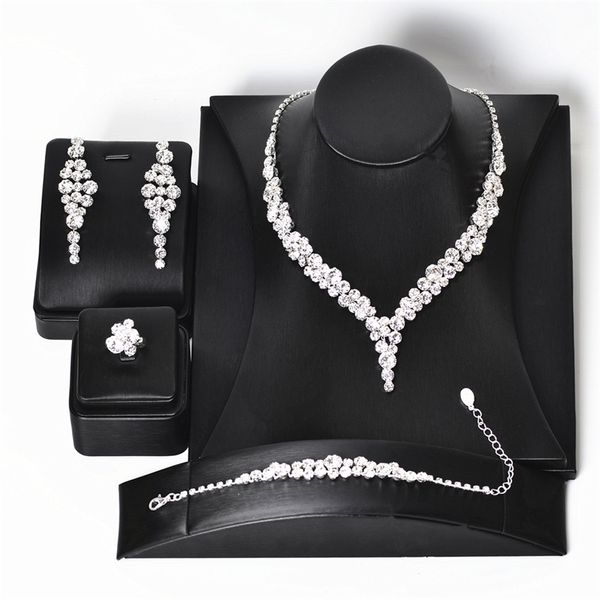 wedding jewelry sets high necklaces and earrings bracelets rings prong set accessories coruixi hn3309 221109, Slivery;golden
wedding jewelry sets high necklaces and earrings bracelets rings prong set accessories coruixi hn3309 221109, Slivery;golden