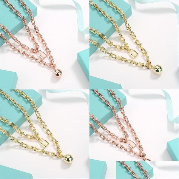 pendant necklaces pendant necklaces ball lock sweater chain doubledeck design brand necklace gold sier for women jewelry gift drop d dhkfk, Silver
pendant necklaces pendant necklaces ball lock sweater chain doubledeck design brand necklace gold sier for women jewelry gift drop d dhkfk, Silver
