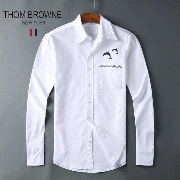 luxury brand shirt thoms brownns designer shirts original quality shirts official genuine dolphin embroidery fashion casual long, White;black
luxury brand shirt thoms brownns designer shirts original quality shirts official genuine dolphin embroidery fashion casual long, White;black