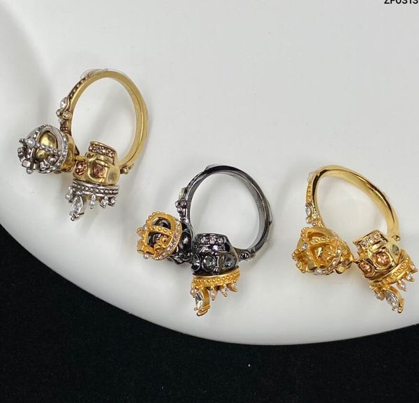 punk double skull diamond rings bague retro hip hop pearl skeleton finger ring women designer jewelry for party anniversary, Silver
punk double skull diamond rings bague retro hip hop pearl skeleton finger ring women designer jewelry for party anniversary, Silver