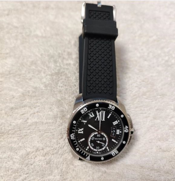 classic mens watch automatic mechanical movement blue black dial rubber strap men watches male wristwatch, Slivery;brown
classic mens watch automatic mechanical movement blue black dial rubber strap men watches male wristwatch, Slivery;brown