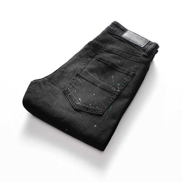 men's jeans amris pants men amri ripped fashion hip hop winter black high street paint elastic slim fit leg denim isr3 miri patch, Blue
men's jeans amris pants men amri ripped fashion hip hop winter black high street paint elastic slim fit leg denim isr3 miri patch, Blue