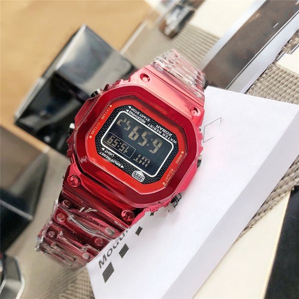 men's sports quartz digital watch red square metal dial led waterproof world time oak series butterfly button iced out watch, Slivery;brown
men's sports quartz digital watch red square metal dial led waterproof world time oak series butterfly button iced out watch, Slivery;brown