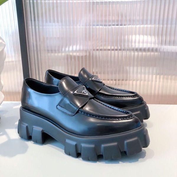dress shoes high heel flat shoe social chunky women wedding party quality leather business formal loafer 2021 fashion edh, Black
dress shoes high heel flat shoe social chunky women wedding party quality leather business formal loafer 2021 fashion edh, Black