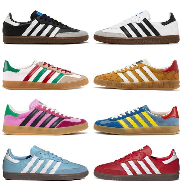 with socks fashion designer samba casual shoes gazelles monogram vegan white black gum red velvet yellow green suede light blue suede platfo
with socks fashion designer samba casual shoes gazelles monogram vegan white black gum red velvet yellow green suede light blue suede platfo