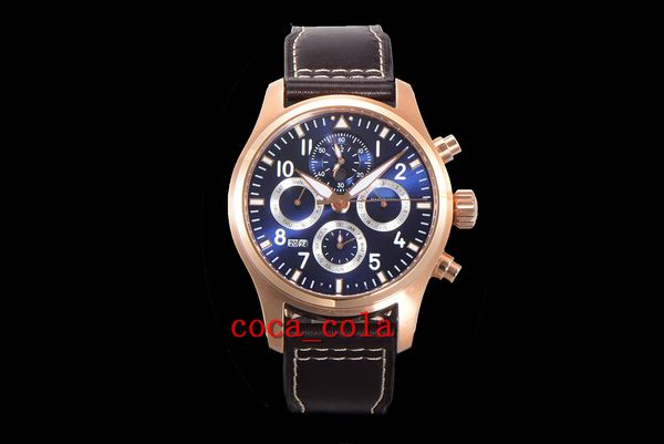 v9 factory iw392202 watch 42mm perpetual calendar chronograph cal.9630 ovement mechanical automatic men's wristwatches 88, Slivery;brown
v9 factory iw392202 watch 42mm perpetual calendar chronograph cal.9630 ovement mechanical automatic men's wristwatches 88, Slivery;brown