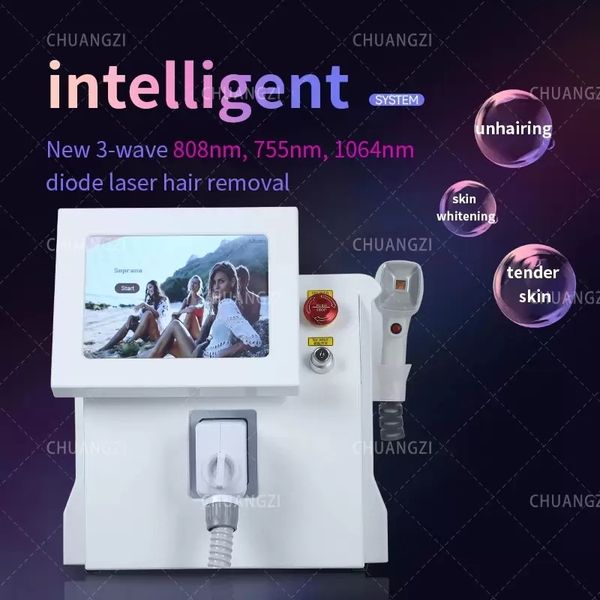 2023 professional high power diode laser painless hair removal machine three wavelengths 755nm 808nm 1064nm 20 million, Black
2023 professional high power diode laser painless hair removal machine three wavelengths 755nm 808nm 1064nm 20 million, Black