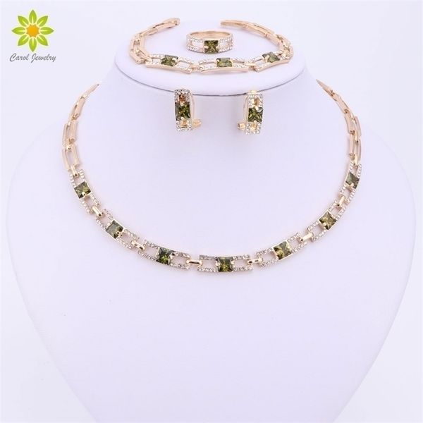 wedding jewelry sets party necklace for women fashion green crystal gold color pendant accessories 221109, Slivery;golden
wedding jewelry sets party necklace for women fashion green crystal gold color pendant accessories 221109, Slivery;golden