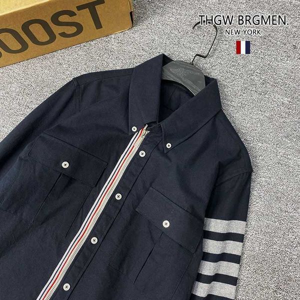 mens shirt luxurys thoms brownns designers menswear casual bussiness autumn new tb zipper long sleeve men's youth fashion slim classic, White;black
mens shirt luxurys thoms brownns designers menswear casual bussiness autumn new tb zipper long sleeve men's youth fashion slim classic, White;black