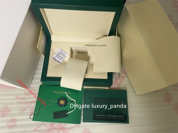 luxury 5a dark green watch boxes original wooden fashion gift box for 126610 126613 116500 116506 126710 126660 rolex watches box card bookl, Black;blue
luxury 5a dark green watch boxes original wooden fashion gift box for 126610 126613 116500 116506 126710 126660 rolex watches box card bookl, Black;blue