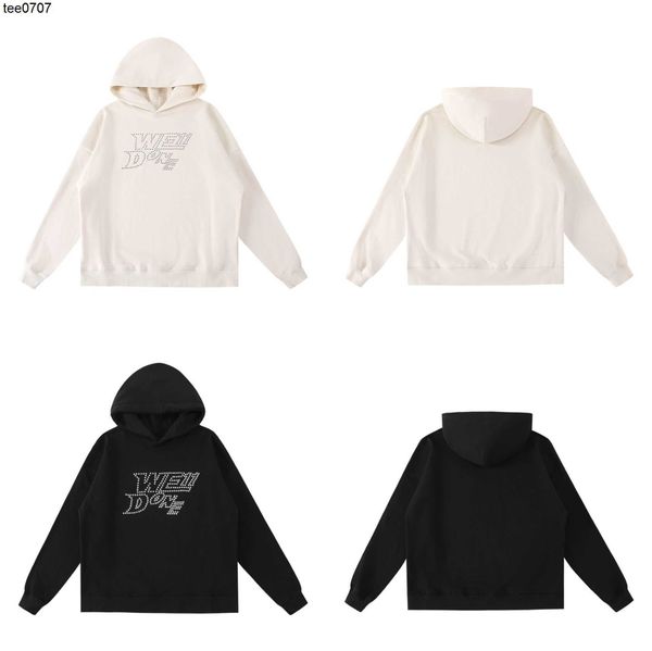 designer we11done track nail bead willow ding letter hoodie ins tide loose welldone coat essential hoodie, Black
designer we11done track nail bead willow ding letter hoodie ins tide loose welldone coat essential hoodie, Black