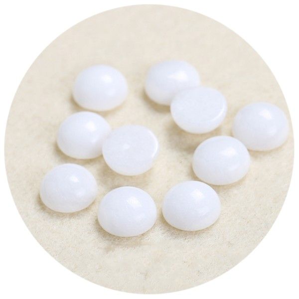 4/6/8/1012/14mm gemstone cabochons natural synthetic stone beads white jade cabochons for earring necklace bracelet, Black
4/6/8/1012/14mm gemstone cabochons natural synthetic stone beads white jade cabochons for earring necklace bracelet, Black