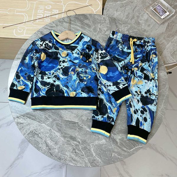 high end children's clothing spring and autumn new round neck ocean blue print design casual suit pants twopiece set g220810, White
high end children's clothing spring and autumn new round neck ocean blue print design casual suit pants twopiece set g220810, White