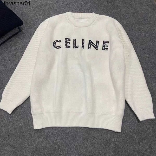 men's sweaters designer ce winter new product letter neck long sleeve pullover sweater loose fashion streetwear sweater, White;black
men's sweaters designer ce winter new product letter neck long sleeve pullover sweater loose fashion streetwear sweater, White;black