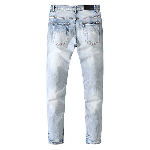 men's jeans amri ripped pants fashion hip hop hole washing leopard patch young slim fit denim elastic amhi miri blue black casual leisu
men's jeans amri ripped pants fashion hip hop hole washing leopard patch young slim fit denim elastic amhi miri blue black casual leisu