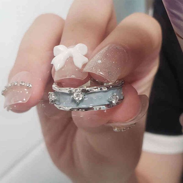 enamel light luxury silver ins ring for female minority design advanced sense 2022 new fashion index finger opening adjustment
enamel light luxury silver ins ring for female minority design advanced sense 2022 new fashion index finger opening adjustment