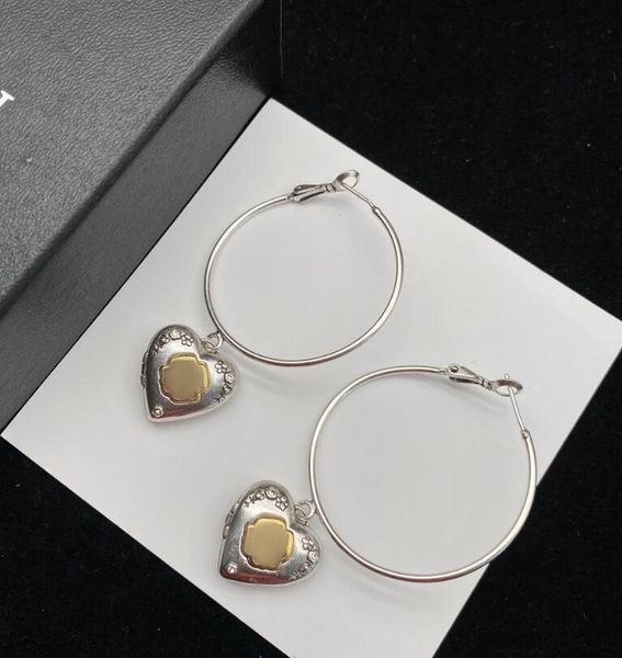 fashion retro heart charm dangle hoop earring personality big circle drop earrings eardrop women designer jewelry party anniversary gift, Golden;silver
fashion retro heart charm dangle hoop earring personality big circle drop earrings eardrop women designer jewelry party anniversary gift, Golden;silver