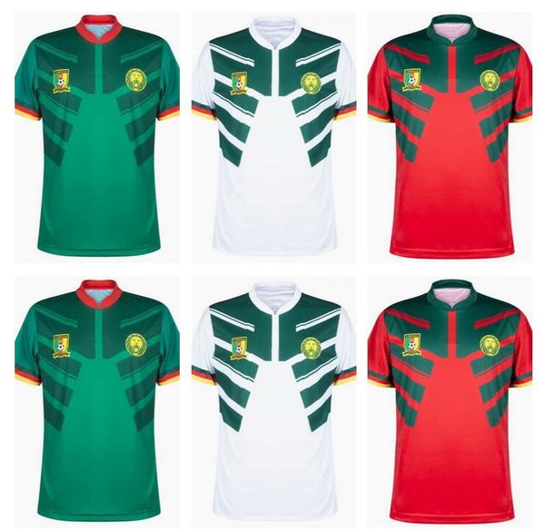 2223 cameroon nations team aboubakar mens soccer jerseys choupo-moting bahoken bassogog ganago ekambi home away 3rd red football shirts, Black;yellow
2223 cameroon nations team aboubakar mens soccer jerseys choupo-moting bahoken bassogog ganago ekambi home away 3rd red football shirts, Black;yellow